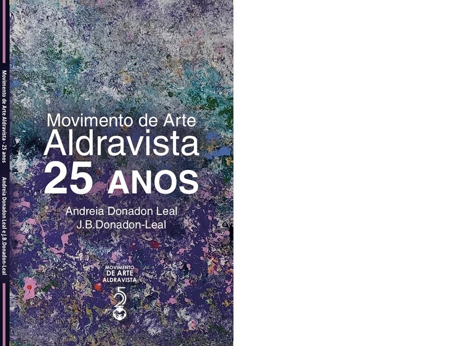Capa do Livro do Movimento de Arte Aldravista 25 Anos